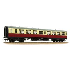 Bachmann Branchline OO Scale, 34-825 BR (Ex SR) Bulleid 63' Third Open 15" Vents S1478, BR Crimson & Cream Livery small image