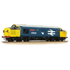 Bachmann Branchline OO Scale, 35-304SF BR Class 37/0 Split Headcode Co-Co, 37043, 'Loch Lomond' BR Blue (Large Logo) Livery, DCC Sound small image