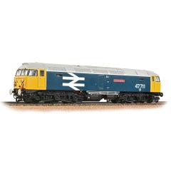 Bachmann Branchline OO Scale, 35-415 BR Class 47/7 Co-Co, 47711, 'Greyfriars Bobby' BR Blue (Large Logo) Livery, DCC Ready small image