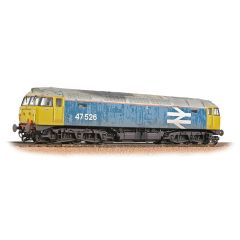 Bachmann Branchline OO Scale, 35-421 BR Class 47/4 Co-Co, 47526, BR Blue (Large Logo) Livery, Weathered, DCC Ready small image