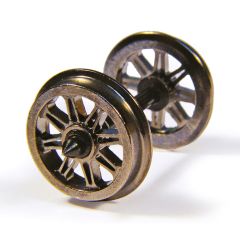 Bachmann Branchline OO Scale, 36-028 Metal Split Spoked Wagon Wheels small image