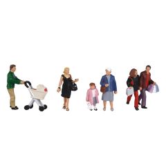 Bachmann Scenecraft OO Scale, 36-046 Shopping Figures small image