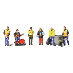 Bachmann Scenecraft OO Scale, 36-411 Modern Street Scene Figures small image