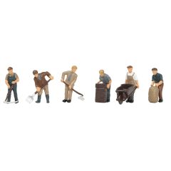 Bachmann Scenecraft OO Scale, 36-413 Arable Farming Figures (1940s/1950s) small image