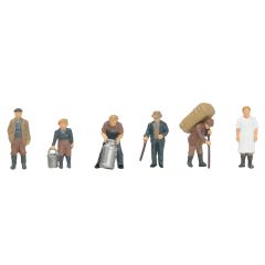 Bachmann Scenecraft OO Scale, 36-414 Livestock Farming Figures (1940s/1950s) small image