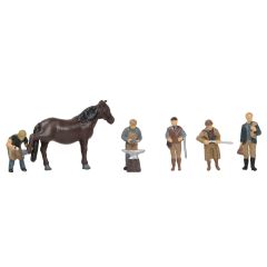 Bachmann Scenecraft OO Scale, 36-415 Rural Tradesmen small image