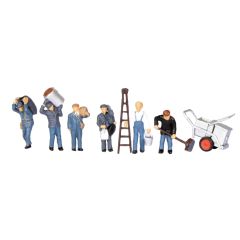 Bachmann Scenecraft OO Scale, 36-417 Tradesmen (1960s/1970s) small image