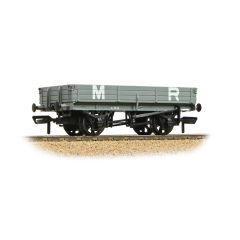 Bachmann Branchline OO Scale, 37-939 MR 3 Plank Wagon 10282, Midland Railway Grey Livery small image