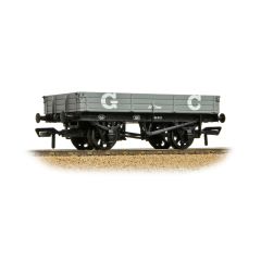 Bachmann Branchline OO Scale, 37-942 GCR 3 Plank Wagon 3118, GCR Grey Livery small image