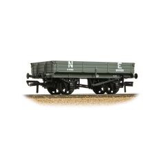 Bachmann Branchline OO Scale, 37-944 LNER 3 Plank Wagon 800055, LNER Grey Livery small image