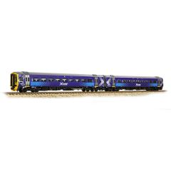 Graham Farish N Scale, 371-851 ScotRail Class 158 2 Car DMU 158711 (52711 & 57711), ScotRail Saltire Livery, DCC Ready small image