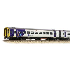 Graham Farish N Scale, 371-858ASF Northern Class 158 2 Car DMU 158861 (52861 & 57861), Northern (White & Purple) Livery, DCC Sound small image