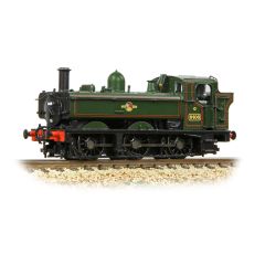 Graham Farish N Scale, 371-987A BR (Ex GWR) 64XX Class Pannier Tank 0-6-0PT, 6408, BR Lined Green (Late Crest) Livery, DCC Ready small image