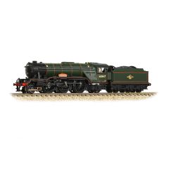 Graham Farish N Scale, 372-614 BR (Ex LNER) V2 Class 2-6-2, 60847, 'St Peter's School' BR Lined Green (Late Crest) Livery, DCC Ready small image