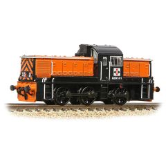 Graham Farish N Scale, 372-954SF Private Owner Class 14 0-6-0, D2/9531, 'NCB British Oak', Orange & Black Livery, DCC Sound small image