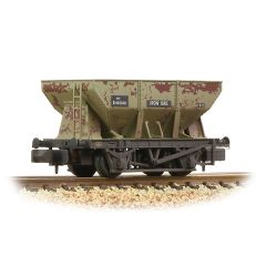 Graham Farish N Scale, 373-218A BR 24T Iron Ore Hopper B435540, BR Grey (Early) Livery, Weathered small image