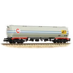 Graham Farish N Scale, 373-563 Private Owner (Ex BR) TEA 102T Bogie Tank Wagon 116, 'Conoco/Jet', Grey Livery small image