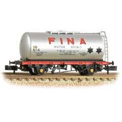 Private Owner (Ex BR) TTA 45T Tank Wagon No. 4, Fina, Silver Livery