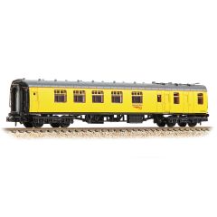 Graham Farish N Scale, 374-089 Network Rail (Ex BR) Mk1 BCK Brake Composite Corridor DB975280, Network Rail Yellow Livery small image