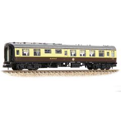 Graham Farish N Scale, 374-109B BR Mk1 RMB Restaurant Miniature Buffet W1816, BR (WR) Chocolate & Cream Livery small image