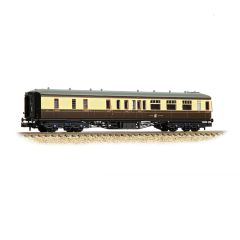 Graham Farish N Scale, 374-511A GWR Hawksworth 63' Brake Third Corridor 837, GWR Chocolate & Cream Livery small image