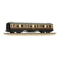 Graham Farish N Scale, 374-536A GWR Hawksworth 63' Third Corridor 859, GWR Chocolate & Cream Livery small image