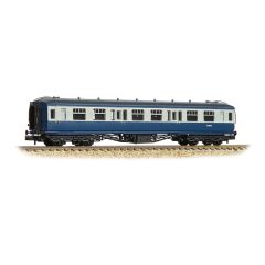 Graham Farish N Scale, 374-538 BR (Ex GWR) Hawksworth 63' Second Corridor W1719W, BR Blue & Grey Livery small image