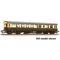 Graham Farish N Scale, 374-614 BR (Ex GWR) Hawksworth Auto-Trailer, BR (WR) Chocolate & Cream Livery small image