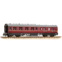 Graham Farish N Scale, 374-827B BR (Ex LMS) Stanier 57' Period III Brake Second Corridor M5769M, BR Maroon Livery small image