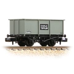 Graham Farish N Scale, 377-276B BR 27T Steel Tippler B380856, BR Grey Livery small image