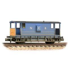 Graham Farish N Scale, 377-304 NCB (Ex BR) 20T D2068 Brake Van NCB Blue Livery, Weathered small image