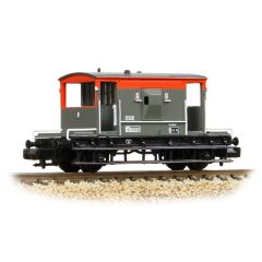 Graham Farish N Scale, 377-535C BR 20T Standard Brake Van B955247, BR Railfreight Red & Grey Livery small image