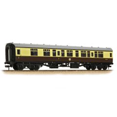 Bachmann Branchline OO Scale, 39-129DPF BR Mk1 CK Composite Corridor W15801, BR (WR) Chocolate & Cream Livery, Includes Passenger Figures small image