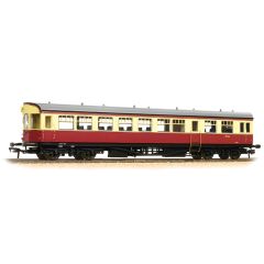 Bachmann Branchline OO Scale, 39-578 BR (Ex GWR) Hawksworth Auto-Trailer W234, BR Crimson & Cream Livery small image