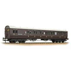 Bachmann Branchline OO Scale, 39-604 SE&CR Birdcage 60' Brake Composite Lavatory 1163, SE&CR Wellington Brown Livery small image