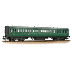 Bachmann Branchline OO Scale, 39-613 SR (Ex SE&CR) Birdcage 60' Composite Lavatory 5484, SR Malachite Green Livery small image