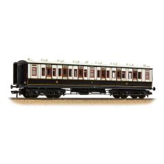 Bachmann Branchline OO Scale, 39-860 LNWR 50' Arc Roof Coaches Diag 138 Corridor Tri-Composite 1082, LNWR Dark Claret & White Livery small image