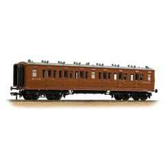 Bachmann Branchline OO Scale, 39-861 M&GM (Ex LNWR) 50' Arc Roof Coaches Diag 138 Corridor Composite 83006, M&GN Brown Livery small image