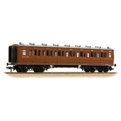 Bachmann Branchline OO Scale, 39-871 M&GM (Ex LNWR) 50' Arc Roof Coaches Diag 268 Corridor Third 81023, M&GN Brown Livery small image