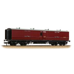 Bachmann Branchline OO Scale, 39-893 LMS (Ex LNWR) 50' Arc Roof Coaches Diag 377 Full Brake 32505, LMS Crimson Lake Livery small image