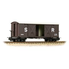 Bachmann Narrow Gauge OO-9 Scale, 393-028 SR Bogie Covered Goods Van 48016, SR Brown (Pre 1936) Livery small image