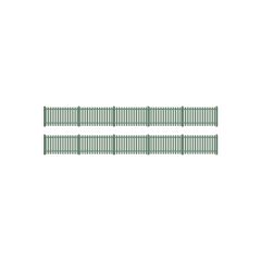 Ratio OO Scale, 431 GWR Station Fencing Kit, Straight, Green small image