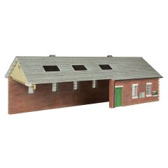 Bachmann Scenecraft OO Scale, 44-0180A S&DJR Train Shed, Green & Cream small image