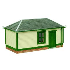 Bachmann Scenecraft OO Scale, 44-0189G Clapboard Platform Hut, Green small image