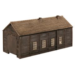 Bachmann Scenecraft OO Scale, 44-096 Wooden Engine Shed small image