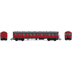 Dapol OO Scale, 4P-004-006 BR (Ex GWR) GWR Diagram N Autocoach W36, BR Crimson Livery, DCC Ready small image