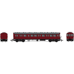 Dapol OO Scale, 4P-004-007 BR (Ex GWR) GWR Diagram N Autocoach W38, BR Maroon Livery, DCC Ready small image