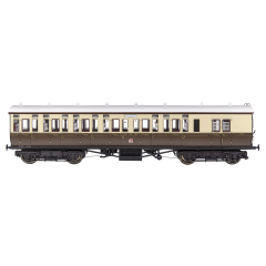 Dapol OO Scale, 4P-020-202 GWR GWR Toplight Mainline City Brake Third 3752, GWR Chocolate & Cream (Great Western Crest) Livery, DCC Ready small image