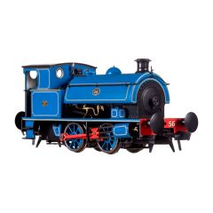 Dapol OO Scale, 4S-024-004 Private Owner Hawthorn Leslie 0-4-0 Saddle Tank 0-4-0ST, 56, Port of London Authority Lined Blue Livery, DCC Ready small image