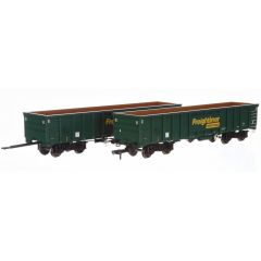 Freightliner MJA Box Wagon 502047 & 502048, Freightliner Heavy Haul Green Livery Twin Pack